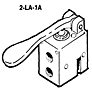 Aventics 2-LA-1A Normally Closed Pilotair® Valves with Palm Lever